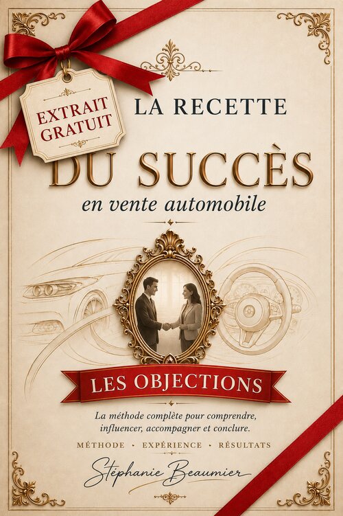 Extrait gratuit — La Recette du Succès en Vente Automobile, chapitre sur les objections